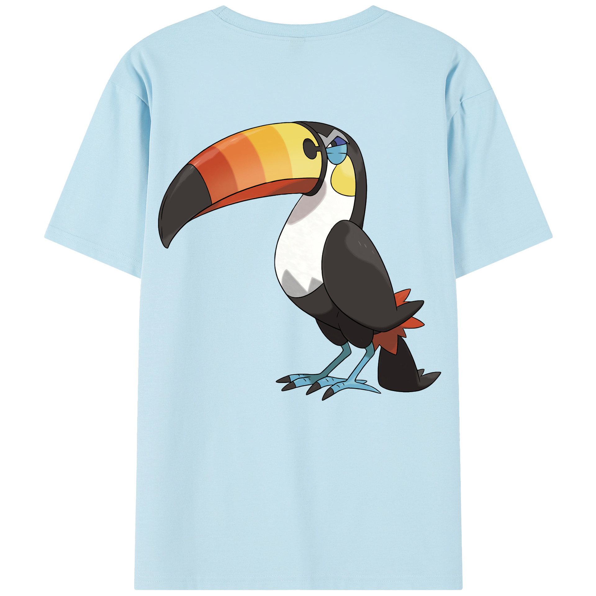 （画像用） ポケットモンスター Pokémon 綿100％半袖Tシャツ（背面プリント）